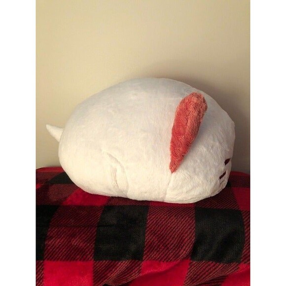 Furyu Nemuneko Pink and White Flower Toreba Prize Plush 12" Japan Import - Picture 2 of 10